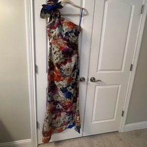 Chiara Boni La Petite Robe, GOSIA Long Print, Anemone, Floral SIZE 10